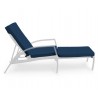 Rattan sun lounger cushion