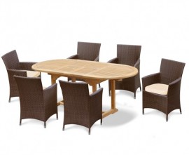 Oxburgh Curzon 6 Seater Garden Dining Set