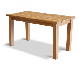 Mita Teak Rectangular Garden Dining Table – 1.4m