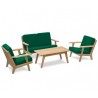 Belmont Deep-Seat Teak Furniture Set