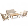 Belmont Teak Garden Lounge Set