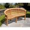 Wimbledon Teak Banana Bench