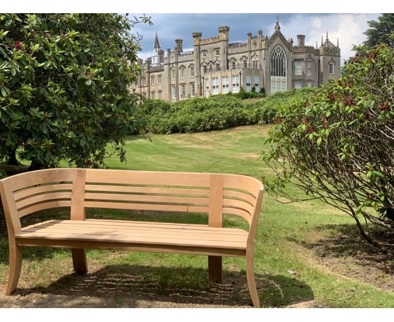 Bloomsbury Teak 3 Seater Deco Garden Bench