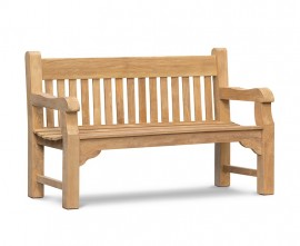 Greenwich 3 Seater Teak Garden Bench