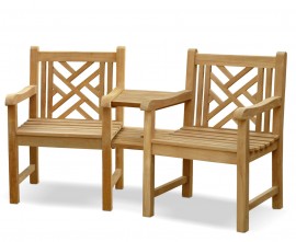 Chartwell Teak Jack and Jill Seat