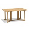 Byron Teak Drop Leaf Garden Table - 1.5m