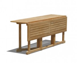 Byron Gateleg Teak Table - Closed