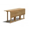 Byron Gateleg Teak Table - Closed