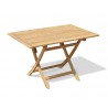 Palma Teak Folding Garden Table - 1.2m