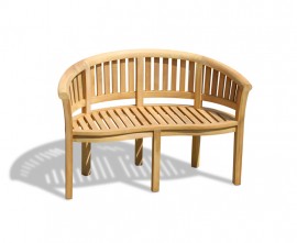 Wimbledon Bijou Banana Bench - 1.2m