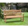 Austen Teak Garden Bench, Flat Pack - 1.5m