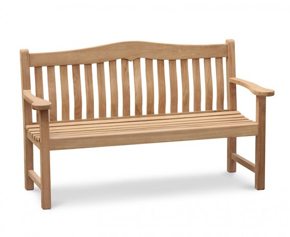 Austen Teak Garden Bench, Flat Pack - 1.5m