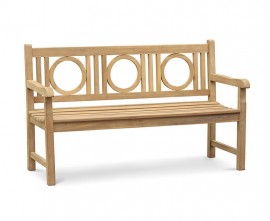 Trafalgar 3 Seater Teak Garden Bench