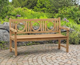 Trafalgar Decorative Garden Bench, Flat Pack - 1.5m