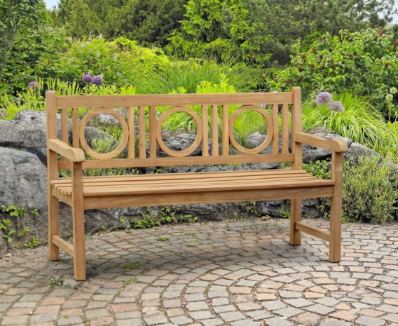 Trafalgar Decorative Garden Bench, Flat Pack - 1.5m