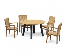 Diskus Stacking Garden Dining Set