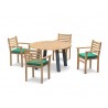 Diskus Garden Dining Set with Stacking Chairs