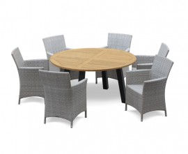 Diskus 6 Seater Garden Dining Set