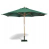 Octagonal Wooden Garden Parasol - 3.5m