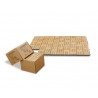 Click-together Decking Tiles - Mosaic Basket Pattern