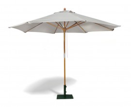 Octagonal Wooden Garden Parasol - 3m