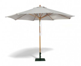 Octagonal Wooden Garden Parasol - 3m