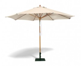 Octagonal Wooden Garden Parasol - 3m