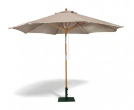 Octagonal Wooden Garden Parasol - 3m