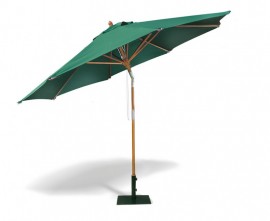 Octagonal Wooden Garden Parasol - 3m