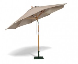 Octagonal Wooden Garden Parasol - 3m