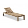 Teak Garden Sun Lounger