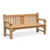 Gladstone 4 Seater Teak Memorial Bench - 1.8m