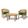 Apollo Banana 2 Seater Coffee Table and Armchairs Set