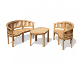 Banana Bench Conversation Set