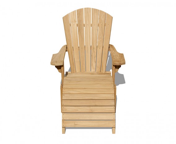 Teak Adirondack Bear Chair