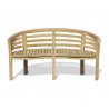 Bloomsbury Teak Curved Bench