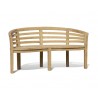 Bloomsbury Teak Curved Garden Bench