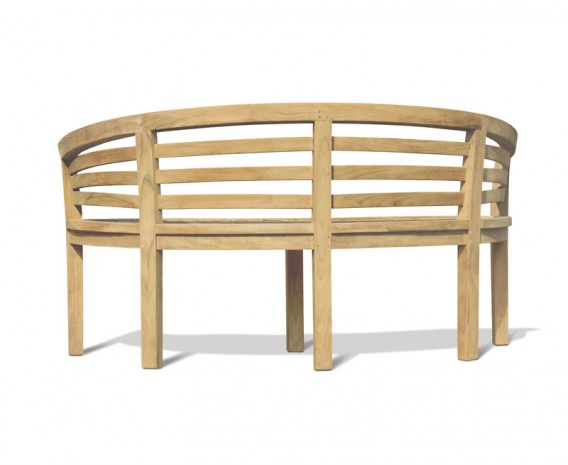 Bloomsbury Teak Curved Bench