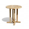 Sissinghurst Teak Round Garden Dining Table - 70cm