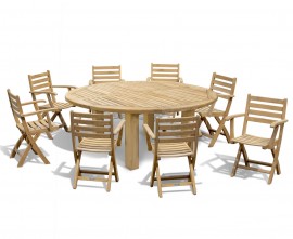 Orion 1.8m Table with 8 Lymington Chairs Dining Set