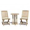 Sissinghurst 2 Seater Set, Round 60cm Table with 2 Cannes Chairs
