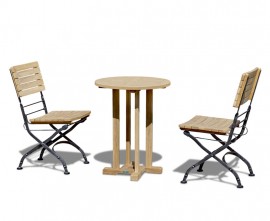 Teak 2 Seater Garden Bistro Set