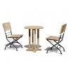 Teak 2 Seater Garden Bistro Set