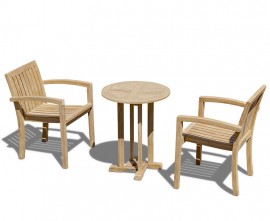 Sissinghurst 2 Seater Stacking Dining Set