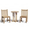Sissinghurst 2 Seater Set, 60cm Round Table and York Chairs
