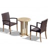 Rattan and Teak Garden Set - Java Brown