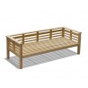 Oxburgh Teak Garden Daybed