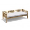 2m Teak Garden Daybed with Cushion