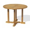 Round garden table