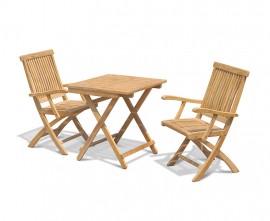 Palma 2 Seater Wooden Folding Set